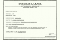 Free License Certificate Template Besttemplatess Business throughout Unique Certificate Of License Template