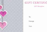 Free Printable Anniversary Gift Vouchers – Customize Online in Anniversary Gift Certificate