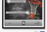 Free Printable Basketball Certificates Best Of Basketball for New Baseball Certificate Template Free 14 Award Designs