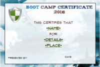 Free Printable Boot Camp Certificate | Certificate Templates intended for Boot Camp Certificate Template