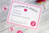 Free Printable Cat Adoption Kits | Chickabug inside Cat Adoption Certificate Templates