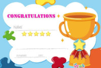 Free Printable Certificate Template For Kids – بالعربي نتعلم for Best Free Kids Certificate Templates
