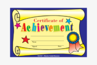 Free Printable Certificate Templates For Kids – Certificate with Free Kids Certificate Templates