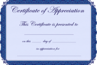 Free Printable Certificates Certificate Of Appreciation With within Best Certificate Of Appreciation Template Free Printable