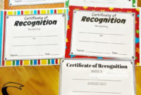 Free Printable Certificates for Free Printable Certificate Of Achievement Template