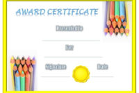 Free Printable Children'S Certificates. Most Of The Kids with regard to Best Children&#039;S Certificate Template
