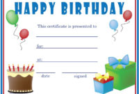 Free Printable Gift Certificate Forms | Free Certificates regarding Birthday Gift Certificate
