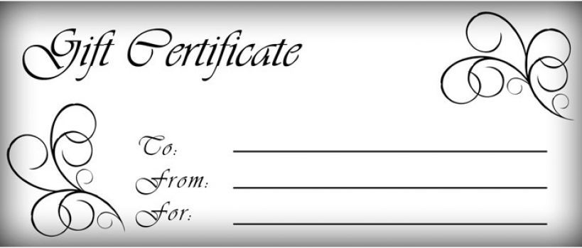 Free Printable Gift Certificate Template | Gift Certificate inside Fresh Printable Gift Certificates Templates Free