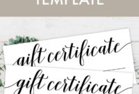 Free Printable Gift Certificate Template – Pjs And Paint with regard to Fresh Printable Gift Certificates Templates Free