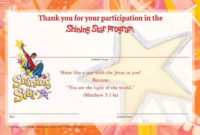 Free Printable Vbs Certificates Templates | Garden | School regarding New Vbs Certificate Template