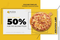 Free Psd | Voucher Template For Pizza Restaurant pertaining to Pizza Gift Certificate Template