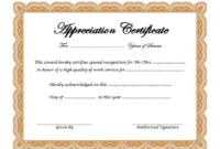 Free Retirement Certificate Of Appreciation Template 2 within Free Retirement Certificate Templates For Word