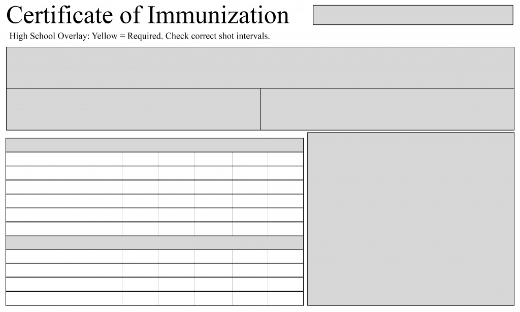 Free Sample Certificate Of Immunization | Certificate Template with regard to Certificate Of Vaccination Template