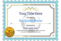 Free Soccer Certificate Templates – Add Printable Badges in Soccer Award Certificate Template