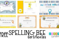 Free Spelling Bee Certificate Templates – Customize Online throughout Spelling Bee Award Certificate Template