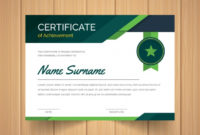 Free Vector | Star Badge Certificate Template within Star Certificate Templates Free