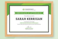 Free Workshop Attendance Certificate Template – Word (Doc in Blessing Certificate Template Free 7 New Concepts