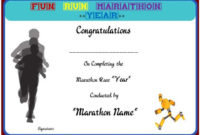 Fun Run Certificate Template : 14+ Editable Free Word for Finisher Certificate Template 7 Completion Ideas