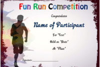 Fun Run Certificate Template : 14+ Editable Free Word intended for Unique Marathon Certificate Template 7 Fun Run Designs
