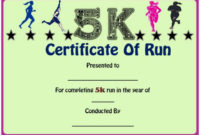 Fun Run Certificate Template : 14+ Editable Free Word pertaining to Unique Finisher Certificate Template 7 Completion Ideas