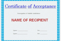 Generic Certificate Template (5) – Templates Example throughout Qualification Certificate Template