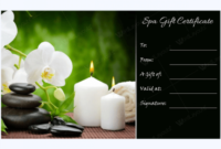 Gift Certificate 27 – Word Layouts | Massage Gift with regard to Spa Gift Certificate