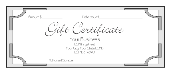 Gift Certificate Template 7 throughout Indesign Gift Certificate Template
