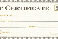 Gift Certificate Template Pages ~ Addictionary for Certificate Template For Pages