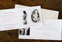 Gift Voucher And Gift Certificate For Portrait Newborn Baby with Photography Gift Certificate