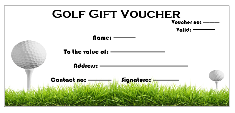 Golf Gift Certificate Template (4) - Templates Example within Golf Gift Certificate Template