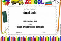 Good Job Award | Teacher Awards, Free Printable Certificate regarding Good Job Certificate Template Free