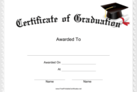 Graduation Certificate Printable Certificate | Graduation intended for Best 5Th Grade Graduation Certificate Template