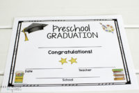 Graduation Certificates And Class Awards For Preschool throughout Unique Daycare Diploma Certificate Templates