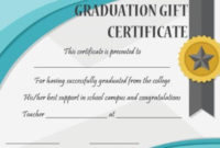 Graduation Gift Certificate Template Free | Certificate in Unique Graduation Gift Certificate Template Free