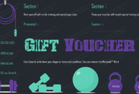 Gym-Exercise-Gift-Certificate-Template (Gift Certificate with Best Free 10 Fitness Gift Certificate Template Ideas