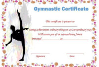 Gymnastic Certificate: Creative Certificates Free To inside Gymnastics Certificate Template