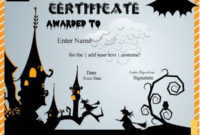 Halloween Award Certificates | Printable Halloween regarding Quality Halloween Certificate Template