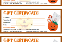 Halloween Gift Certificate For Word | Office Templates Online inside Fresh Halloween Gift Certificate Template Free