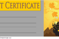 Halloween Gift Certificate Template Free 3 In 2020 | Gift in Halloween Gift Certificate Template Free