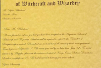 Hogwarts Certificate Template: 10 Templates To Motivate And throughout Harry Potter Certificate Template