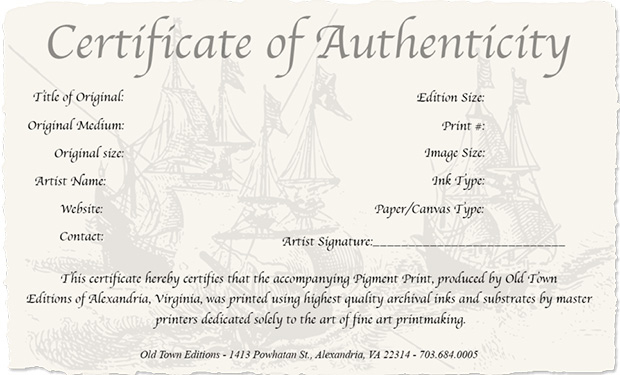 How To Create A Certificate Of Authenticity For Your Photography regarding Fresh Photography Certificate Of Authenticity Template