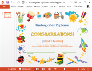 How To Make A Printable Kindergarten Diploma Certificate intended for Quality Preschool Graduation Certificate Free Printable