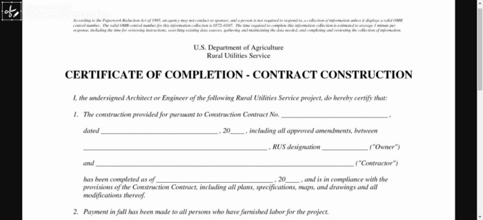 How To Write Certificate Of Completion Construction in Certificate Of Construction Completion