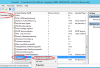 Howto:creating Custom Certificates Using A Windows pertaining to Quality Certificate Authority Templates