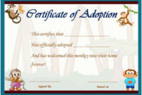 Image Result For Stuffed Animal Adoption Certificate for New Stuffed Animal Adoption Certificate Template Free