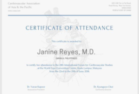 International Conference Certificate Templates (10 pertaining to Conference Certificate Of Attendance Template