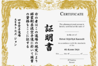 Karate Certificate Png – Beautiful Martial Arts Certificate in Martial Arts Certificate Templates