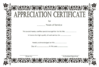 Long Service Award Certificate Template 8 | Professional with Long Service Certificate Template Sample