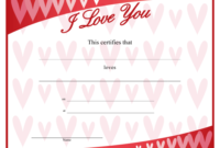 Love Certificate Template Download Printable Pdf in New Love Certificate Templates