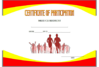 Marathon Participation Certificate Template Free 2 Di 2020 within Marathon Certificate Templates